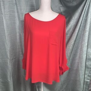 Loft NWT shirt with bottom roll up sleeves